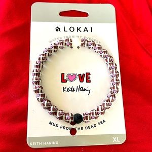 Lokai LOVE bracelet Keith Haring Collab Size XL NWT #Valentines Day